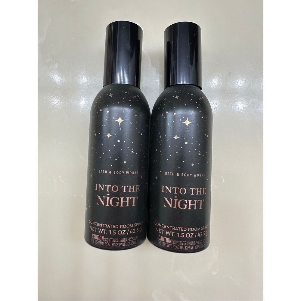 NEW Bath & Body Works Bundle of 2 Into The Night Concentrated Room Sprays